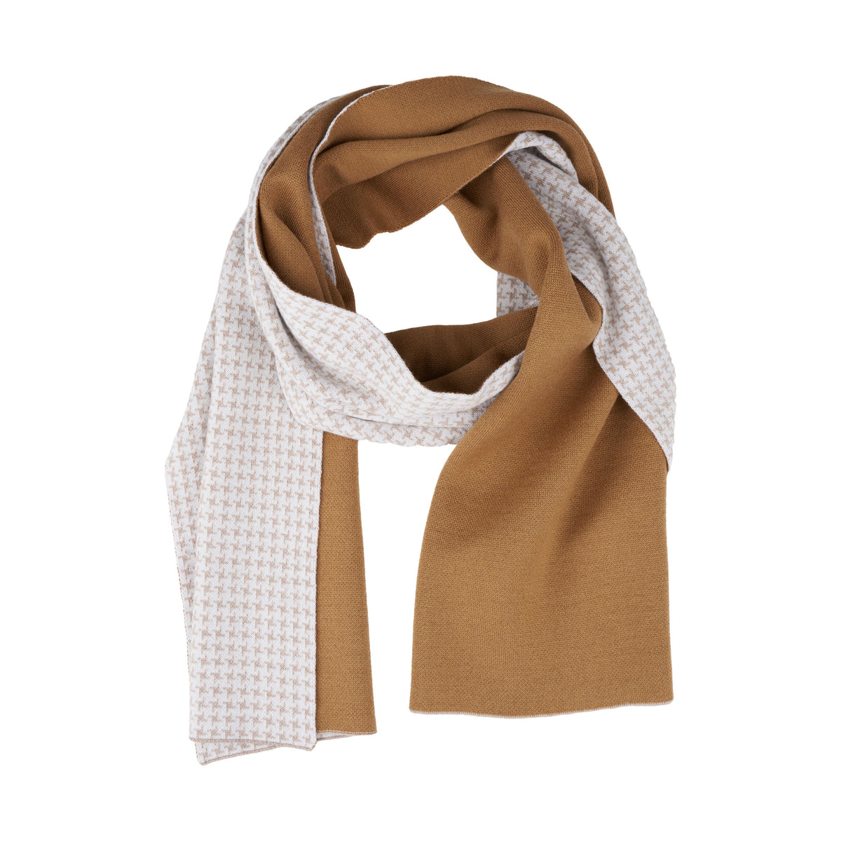 Extrafin merinoullshalsduk beige