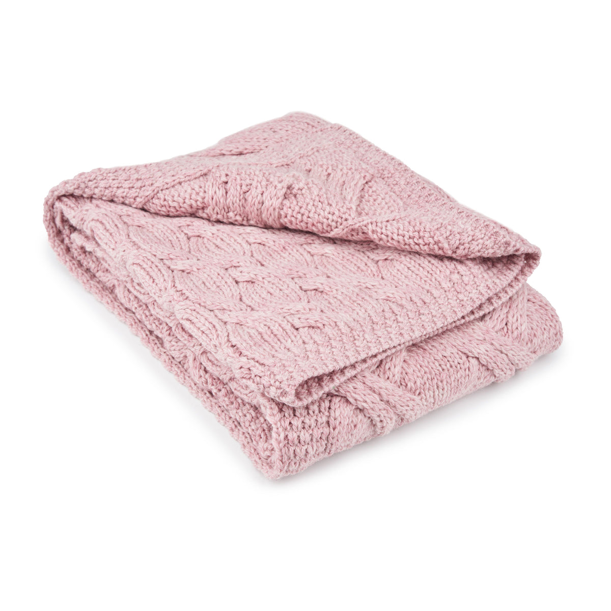 Barnullpläd Supersoft merinoull rosa