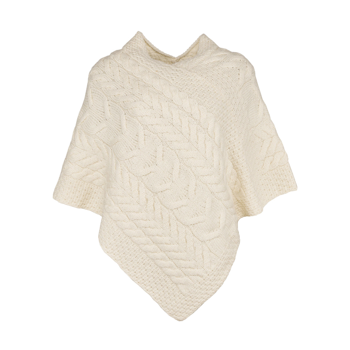 Ullponcho Supersoft merinoull natur