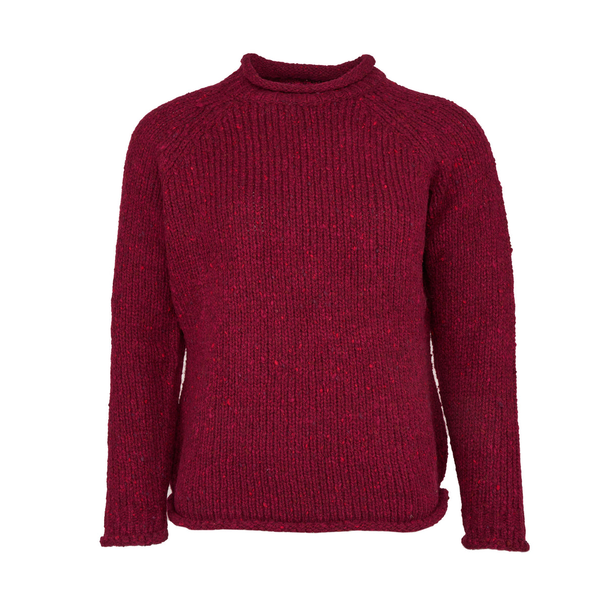 Damullpullover röd