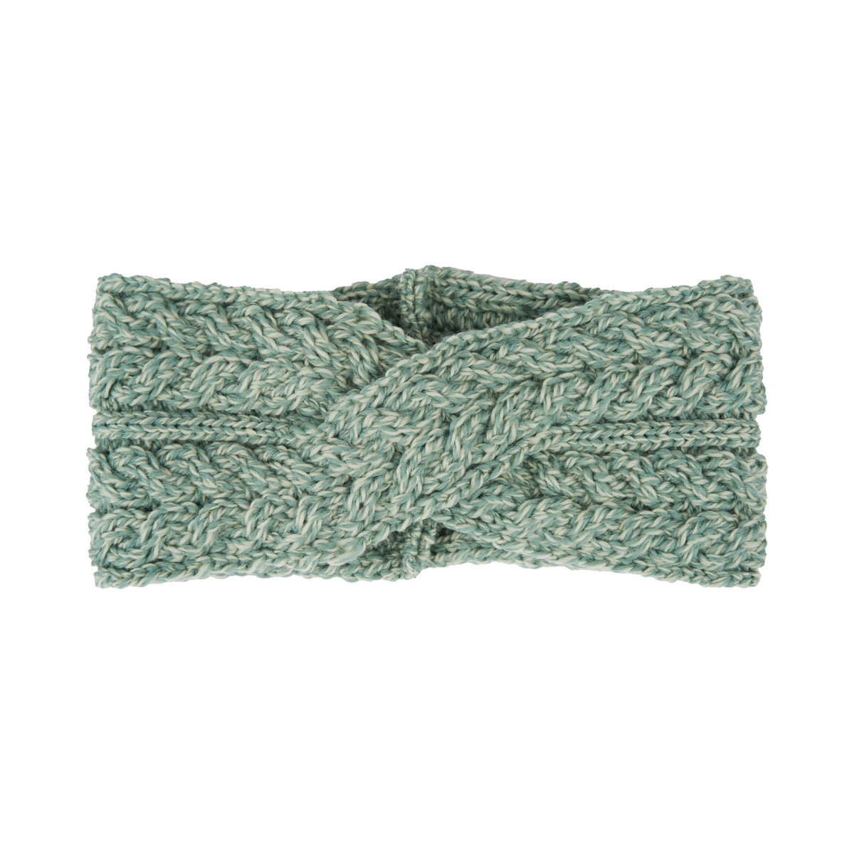 Korsat ullpannband Supersoft merinoull turkos