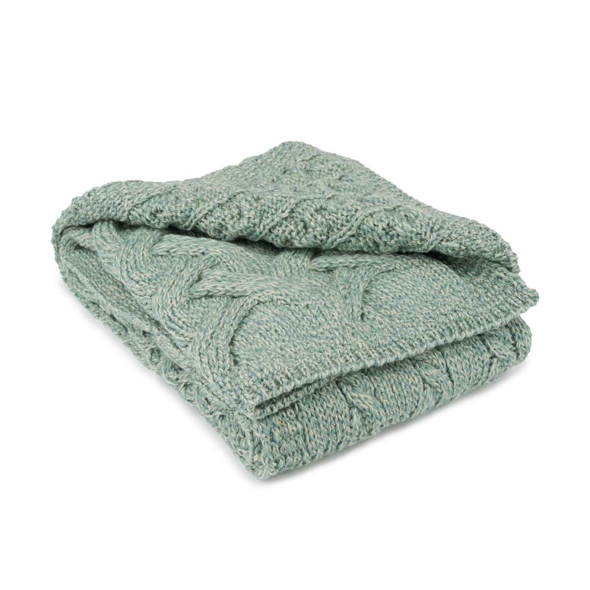 Barnullpläd Supersoft merinoull turkos