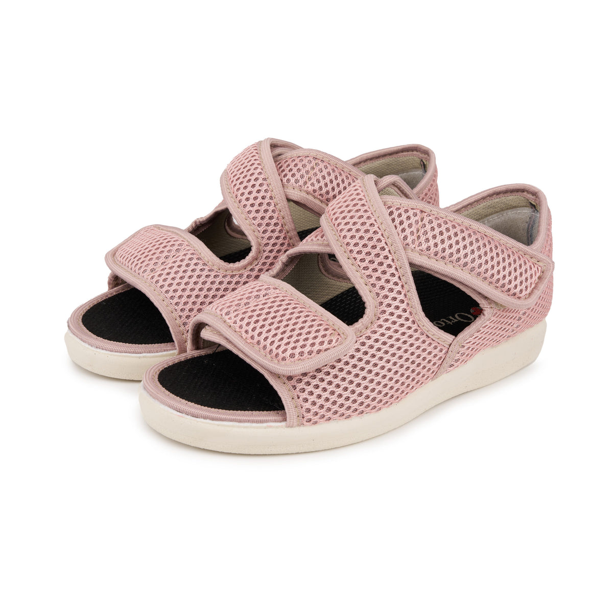 Luftiga dambandagesandaler rosa