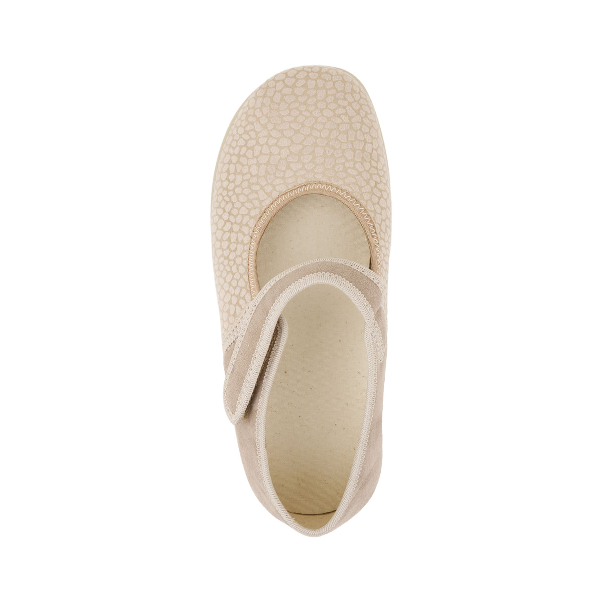 Breda damballerinaskor för hallux Krista beige