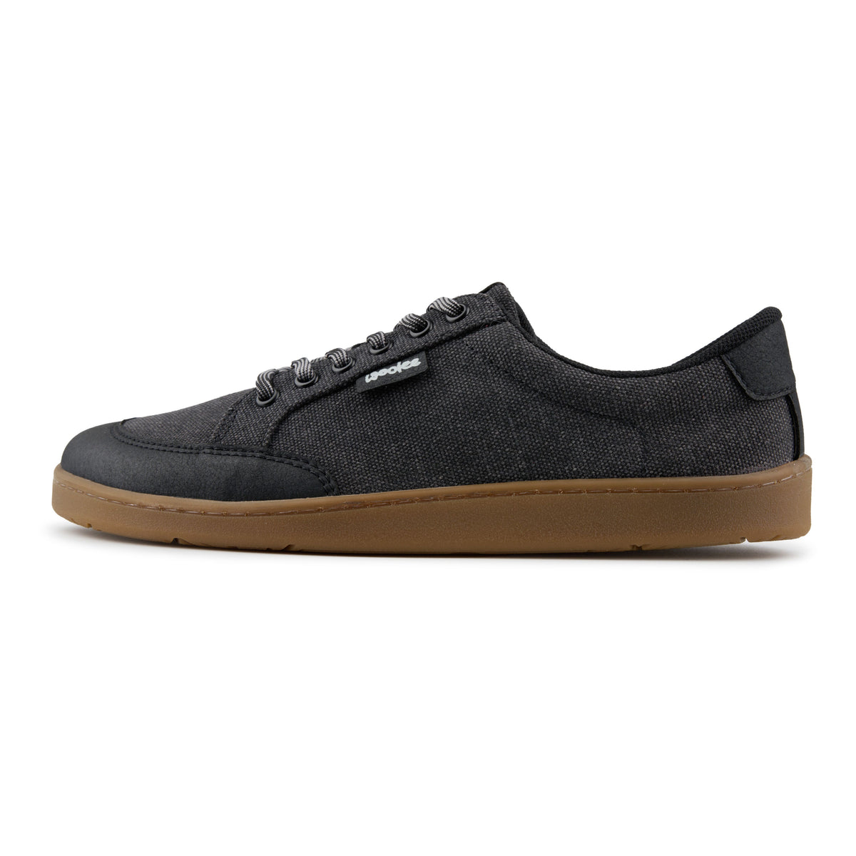 Herr barfota textil sneakers Oxy svart