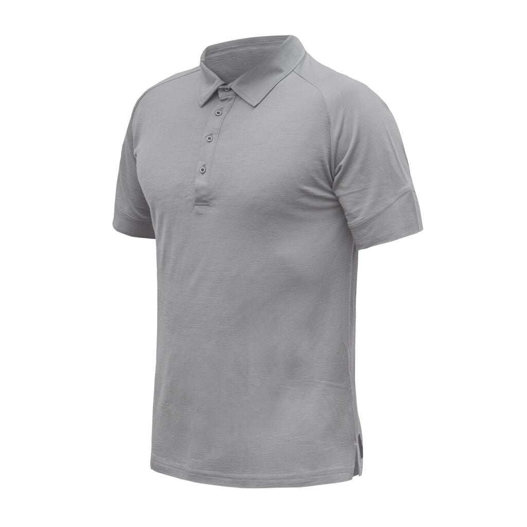 Herr pikétröja Sensor Merino Active POLO grå