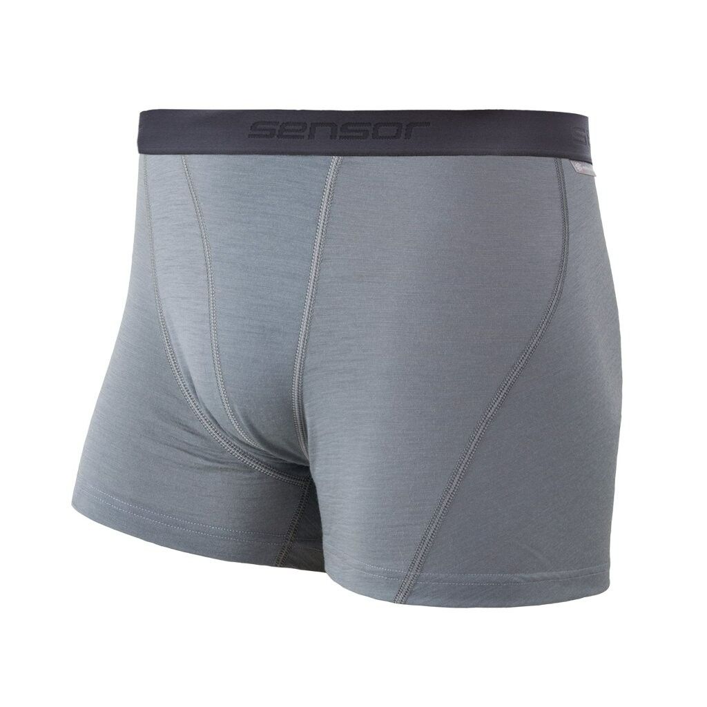 Herr funktionella kalsonger Sensor Merino Active grå