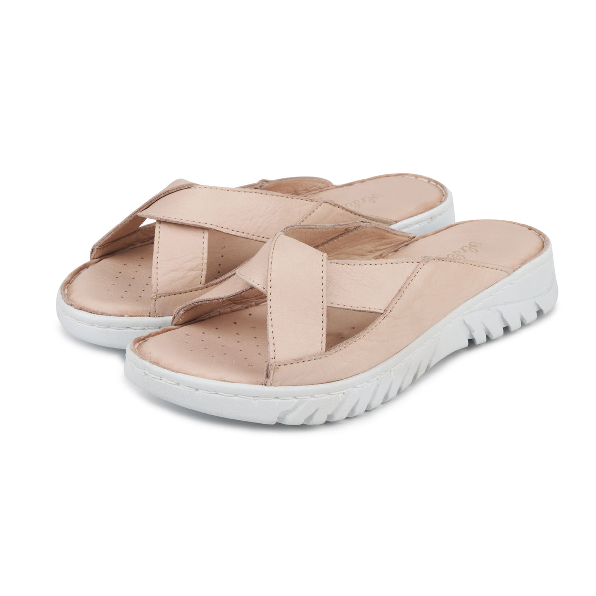 Damläder slip-in-tofflor Klaudie rosa