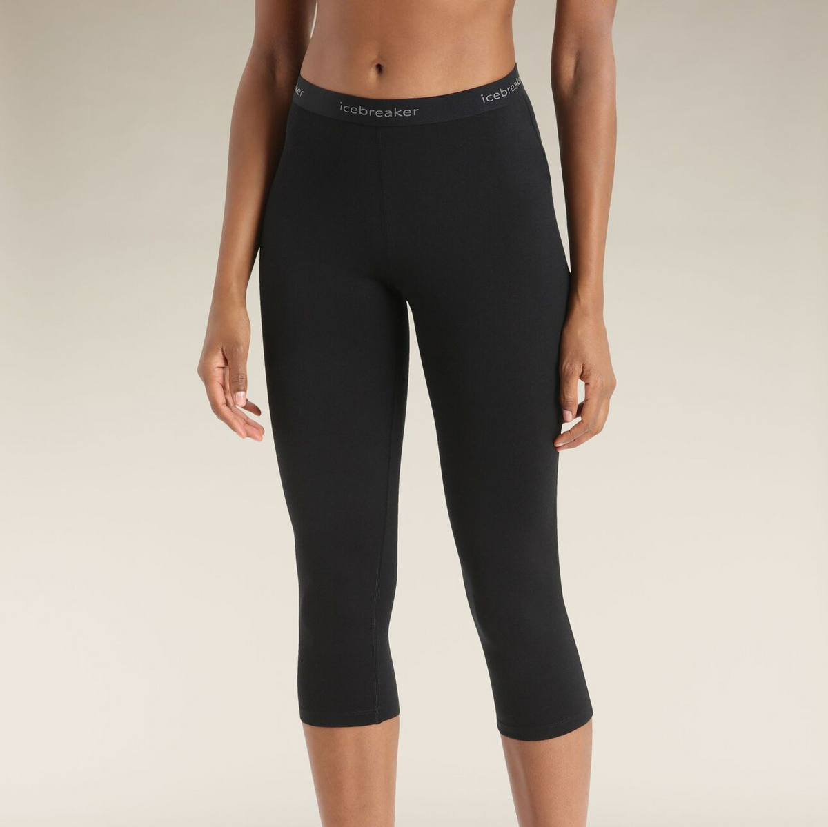 Damleggings Merino 200 Oasis 3/4 Leggings Icebreaker svart