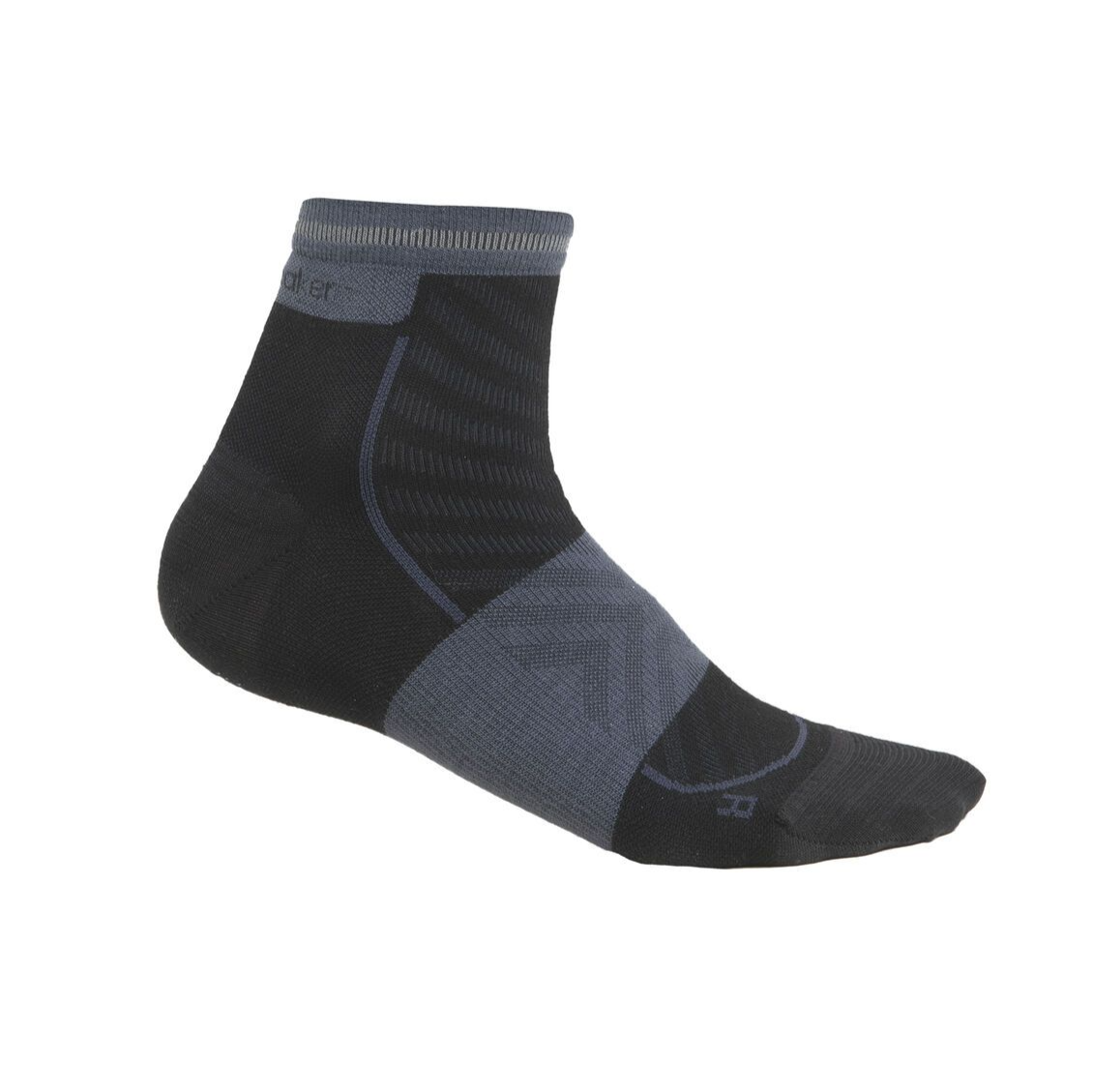Strumpor Merino Blend Run Ultralight Mini Icebreaker grafit