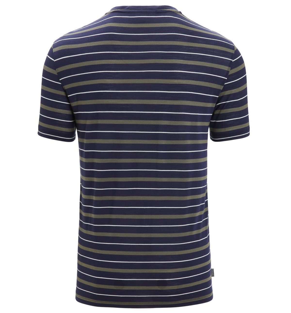 Herr-t-shirt Merino Blend Wave SS Tee rand Icebreaker loden