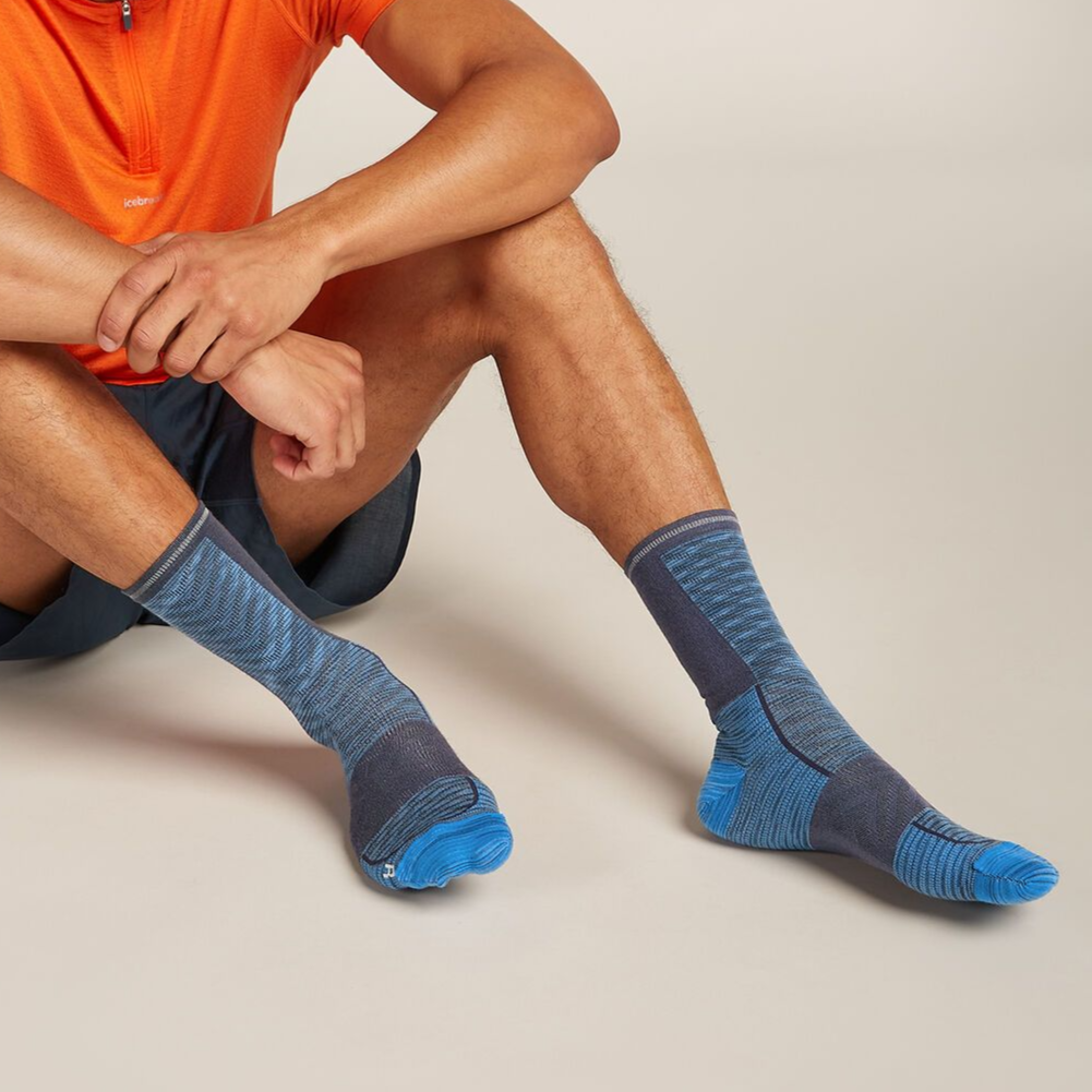 Strumpor Merino Blend Run Ultralight Crew Icebreaker Arctic