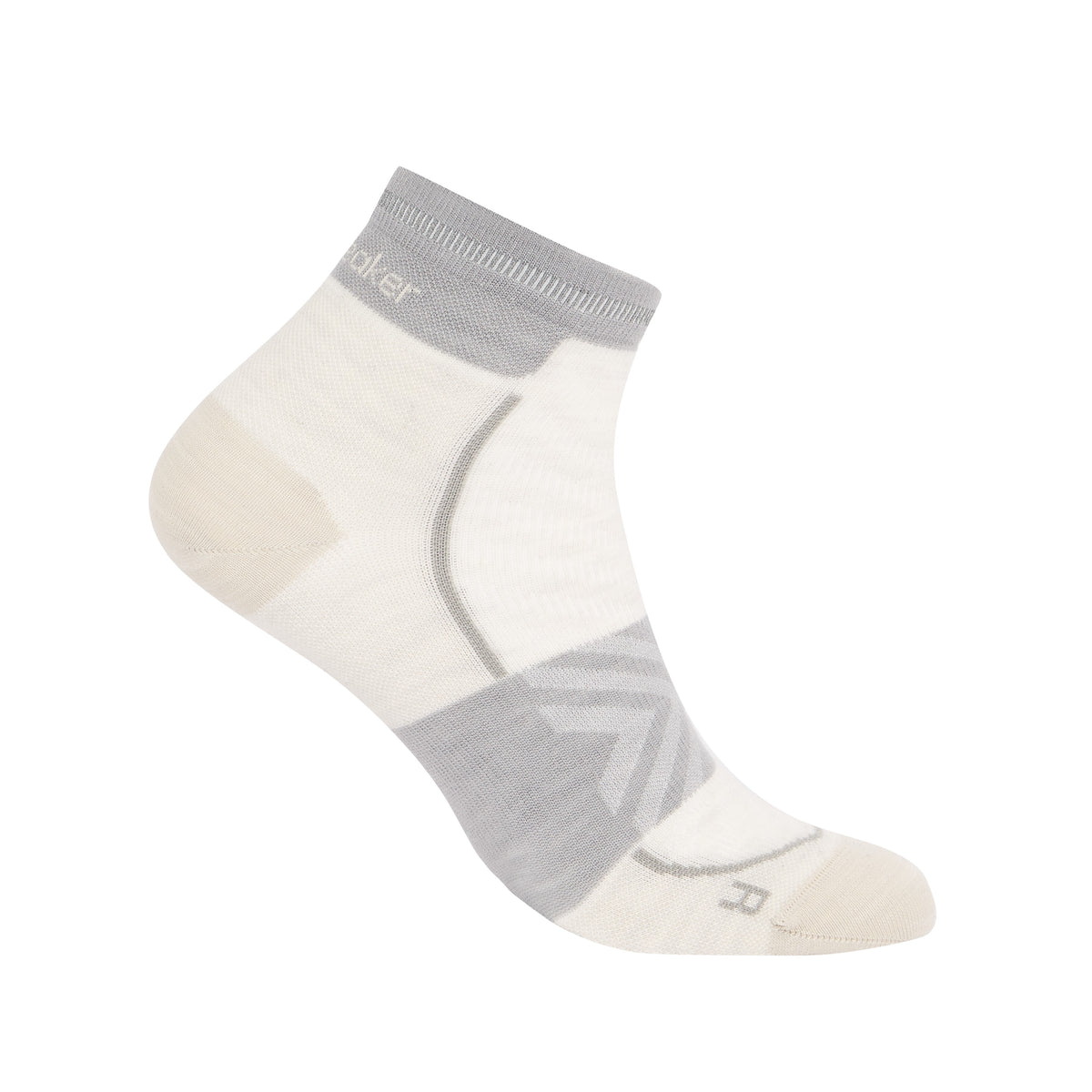 Strumpor Merino Blend Run Ultralight Mini Icebreaker ecru