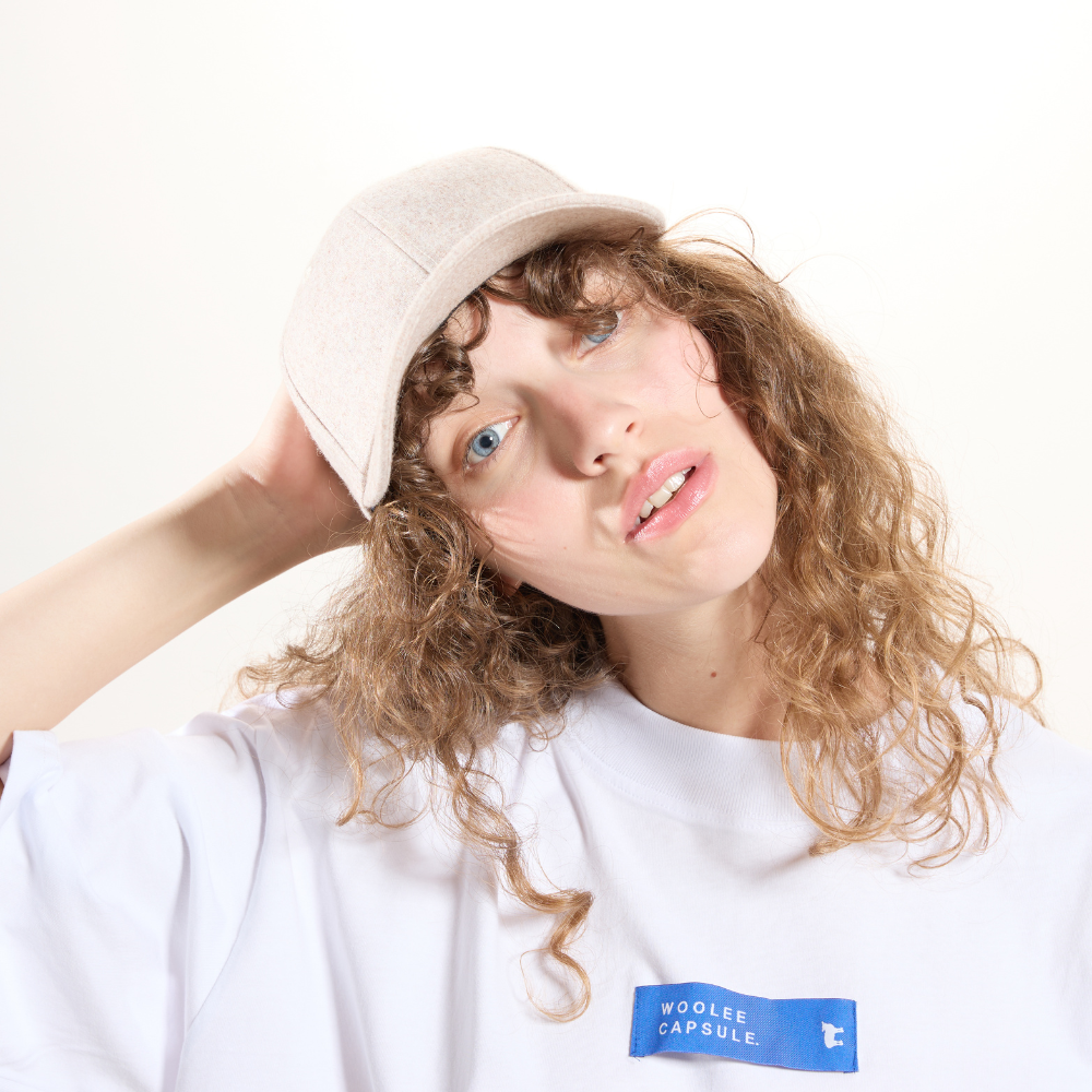 T-shirt av ekologisk bomull Woolee Capsule vit