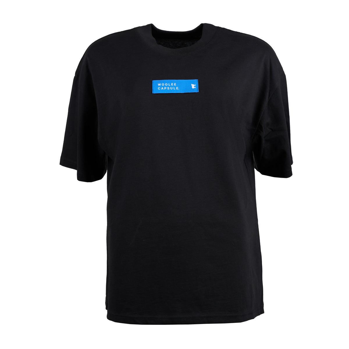 T-shirt av ekologisk bomull Woolie Capsule svart