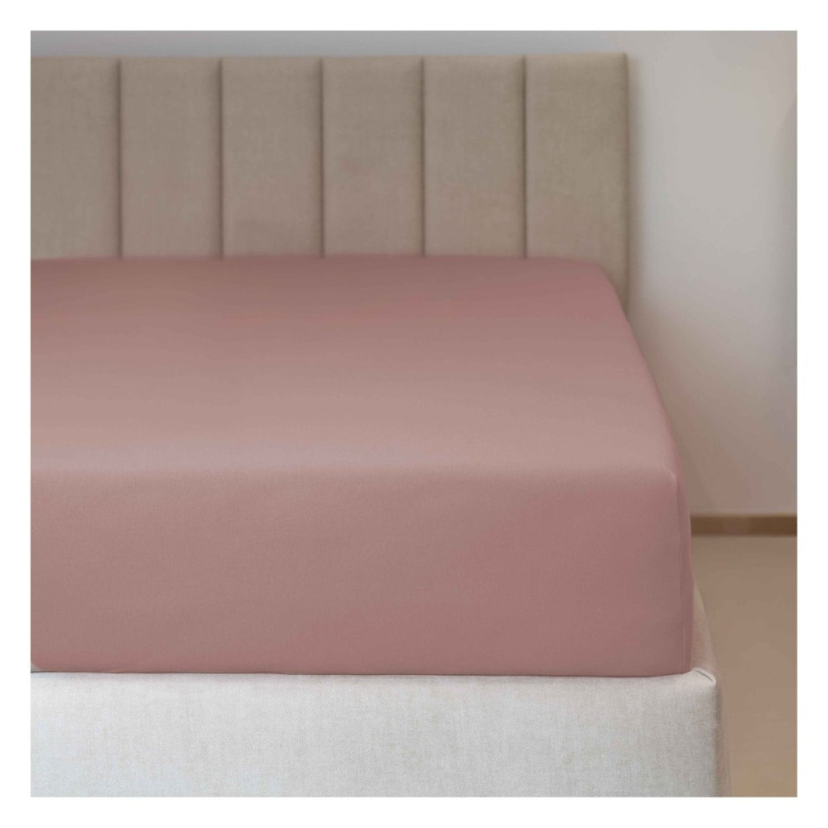 Bomullsjerseylakan rosa