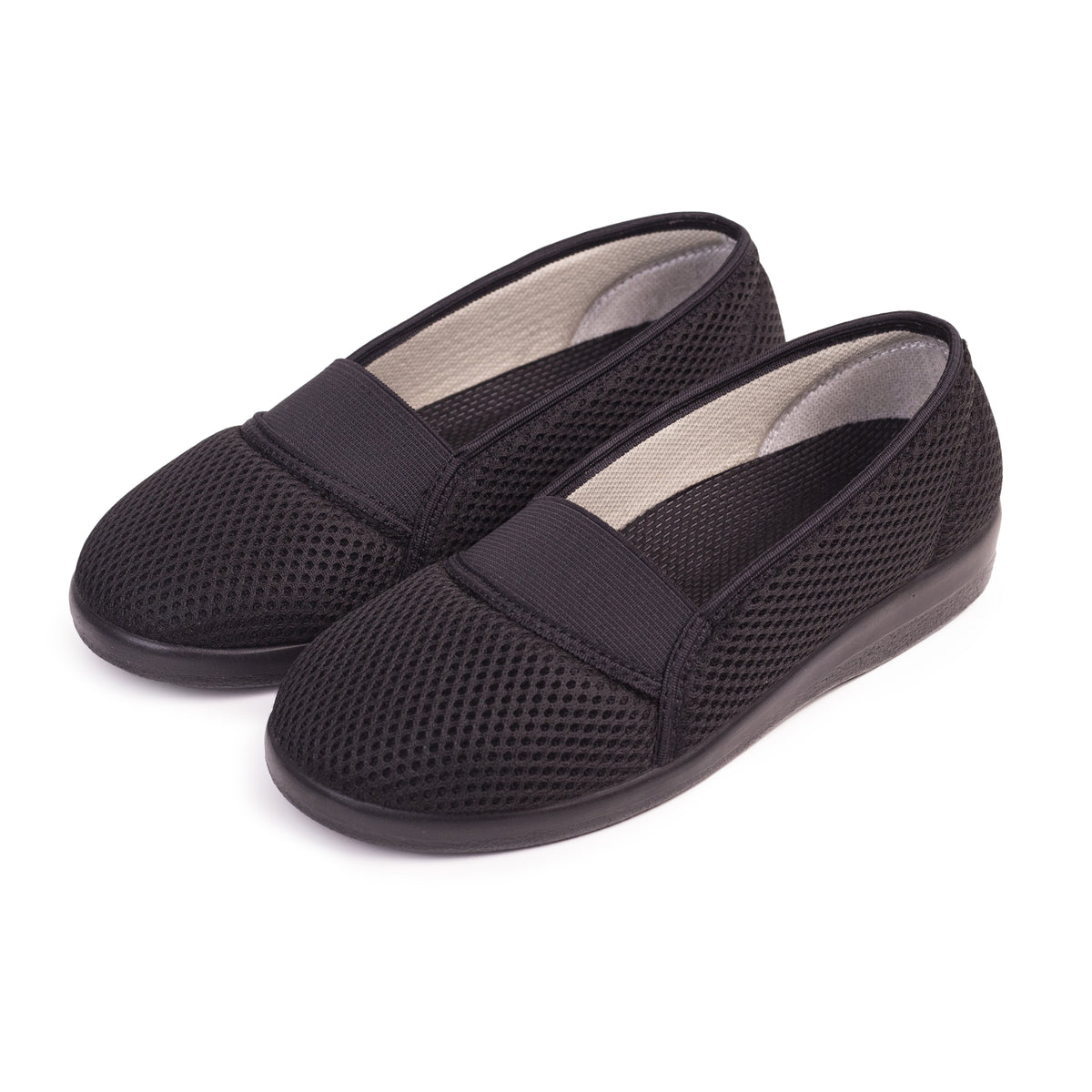 Dam komfort ballerinaskor svart