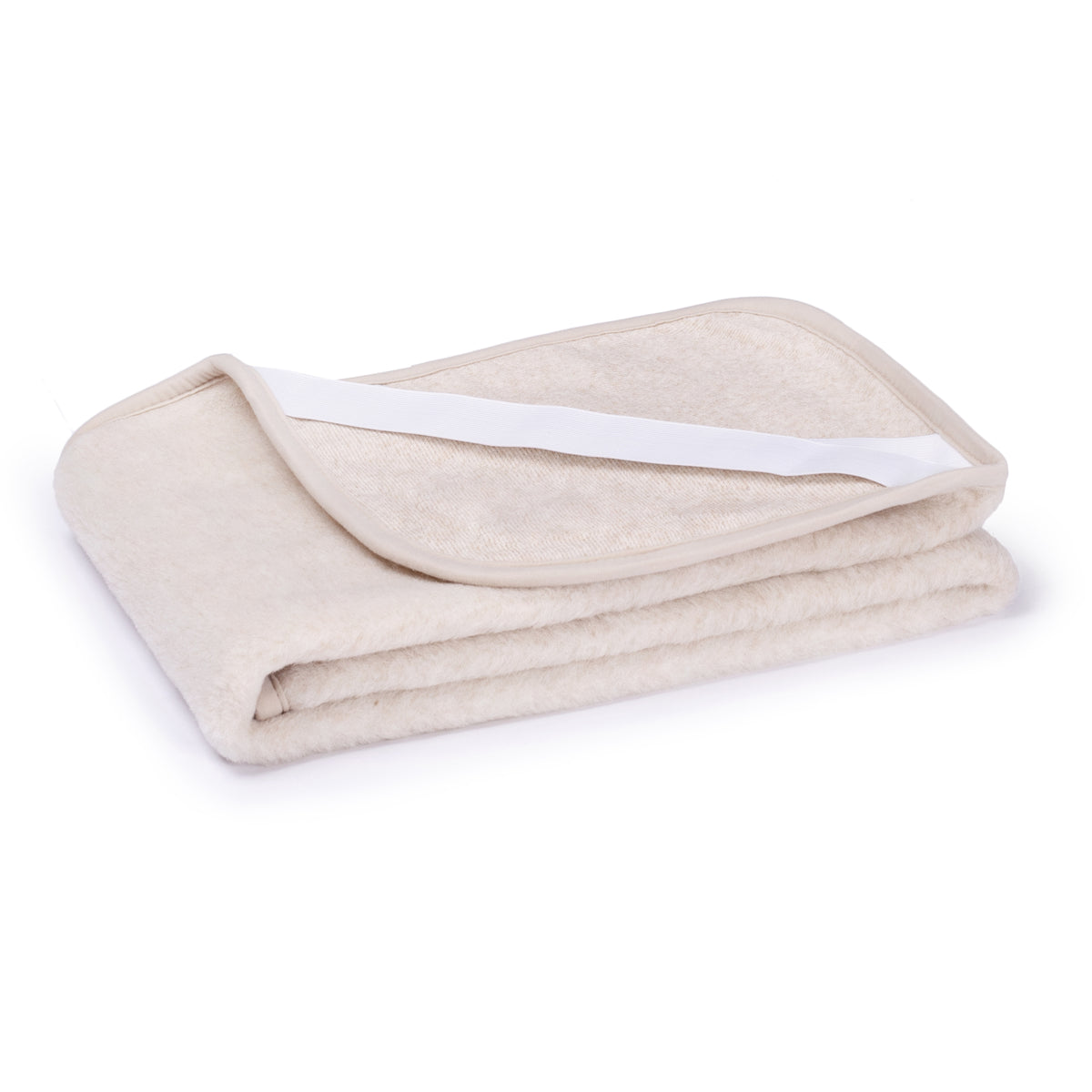 Barnlakan med kamel- och fårull beige