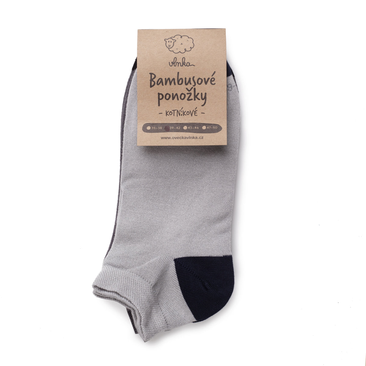 2 par bambuankelstrumpor mix