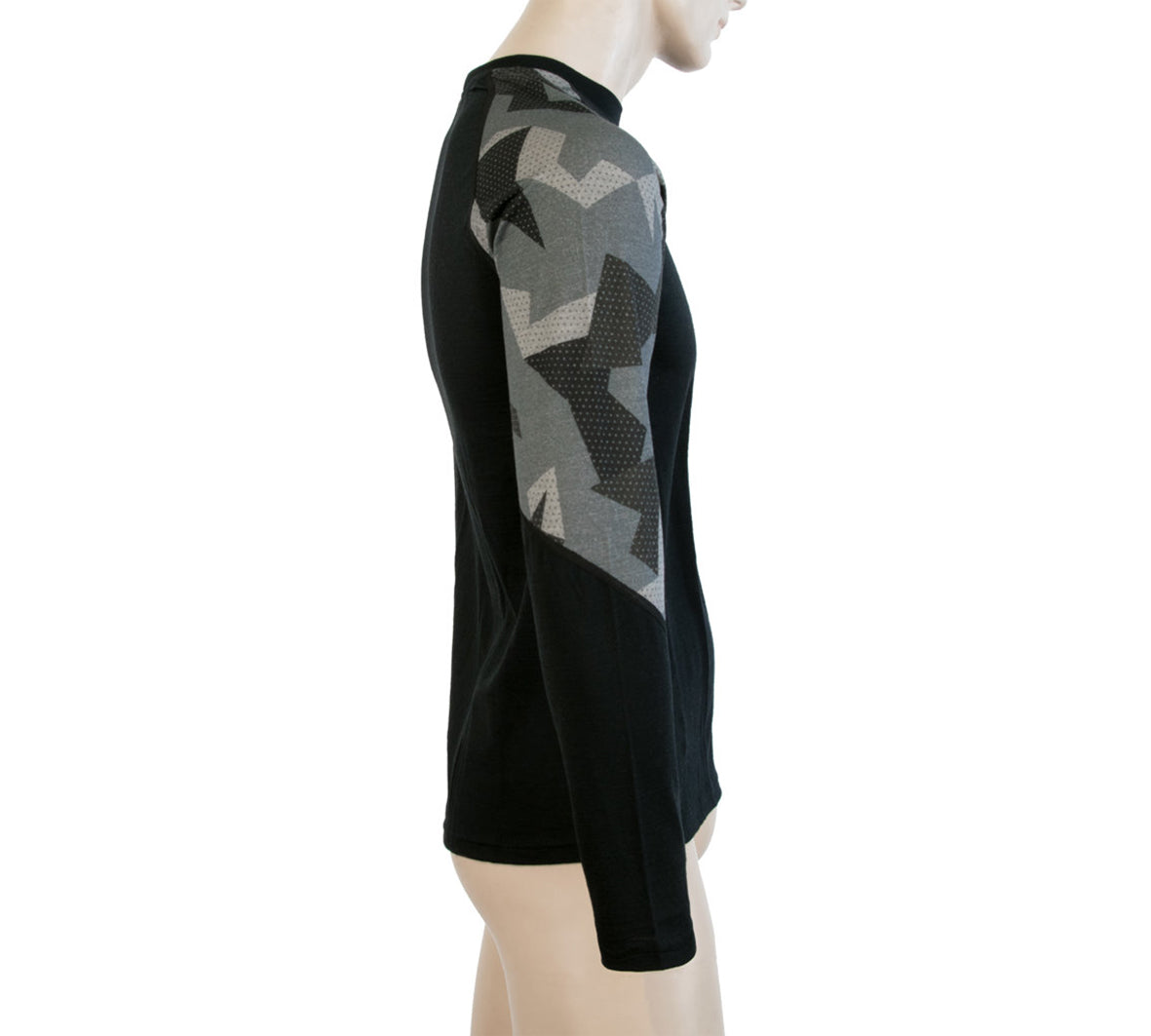 Herrfunktionströja Sensor Merino Impress Camo