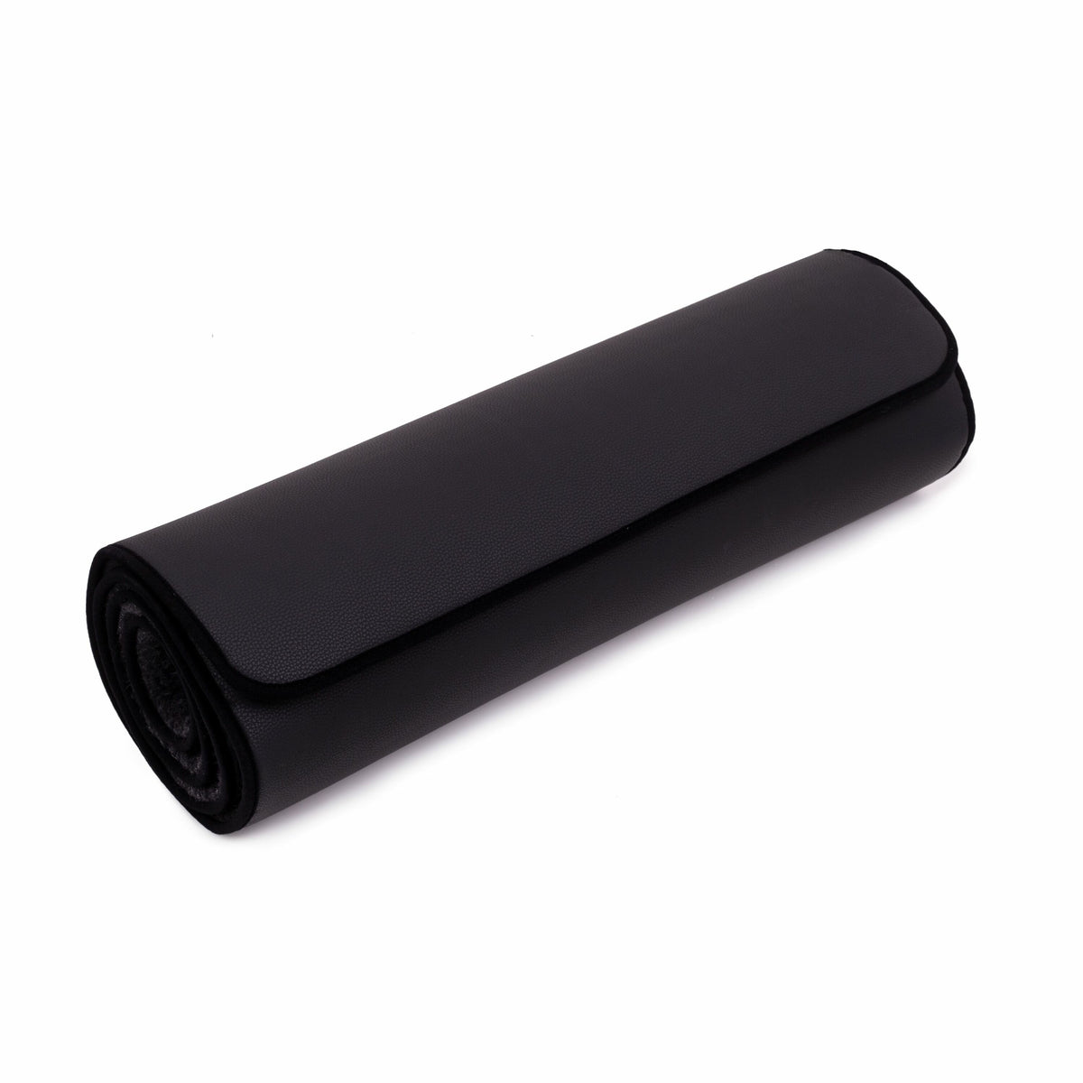Yogamatta av merinoull svart