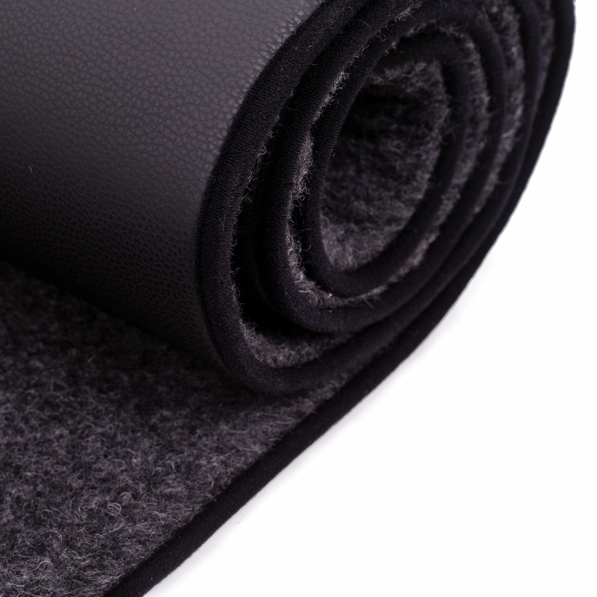 Yogamatta av merinoull svart