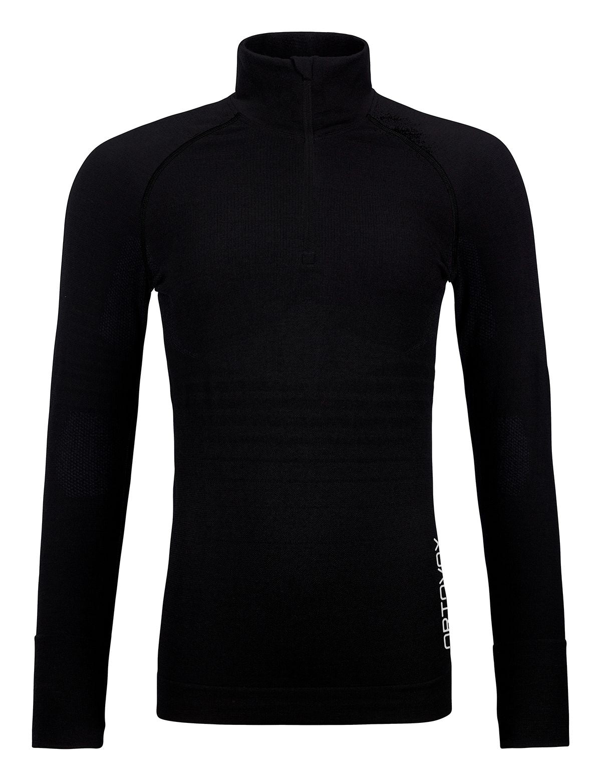 Damtröja i merinoull 230 Competition Zip Neck Ortovox Black Raven