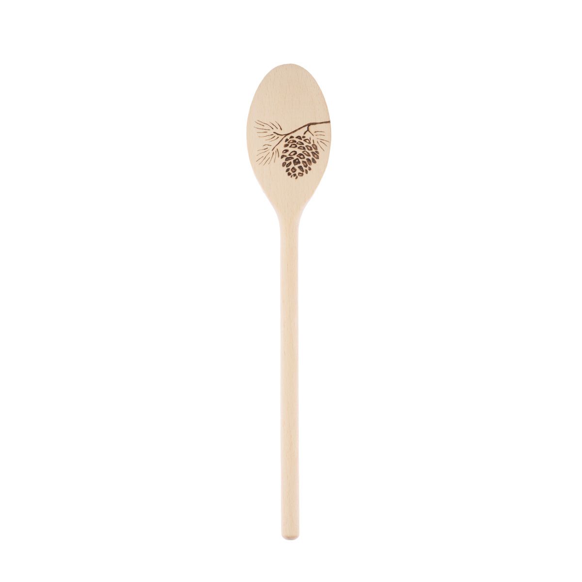 Träsked oval tallkotte