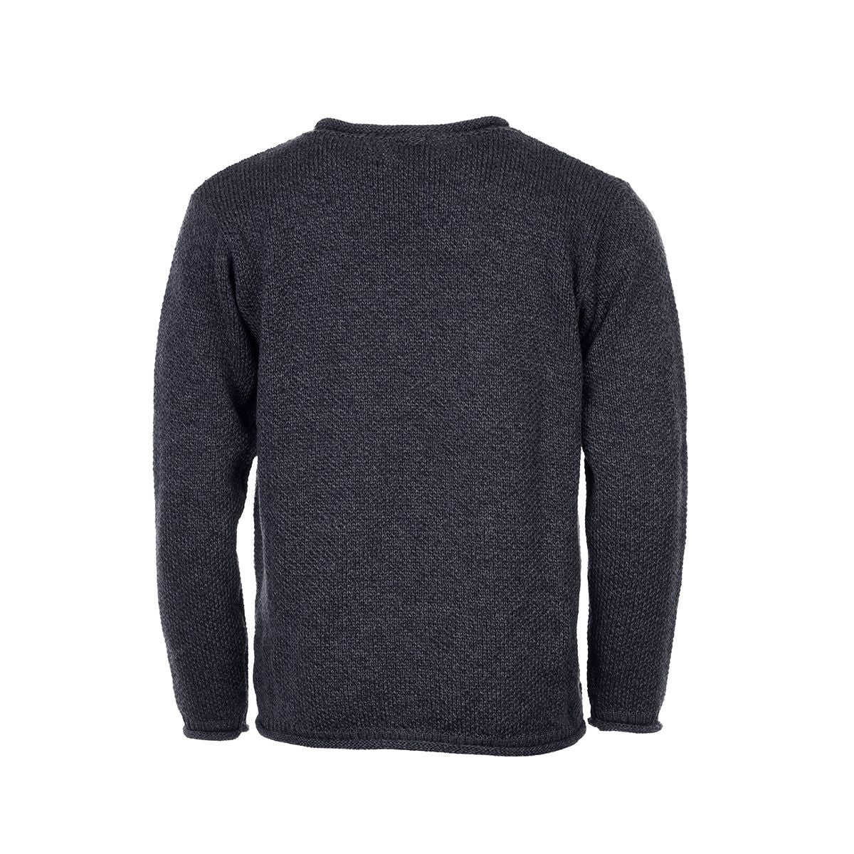 Herrpullover ulltröja merinoull grå