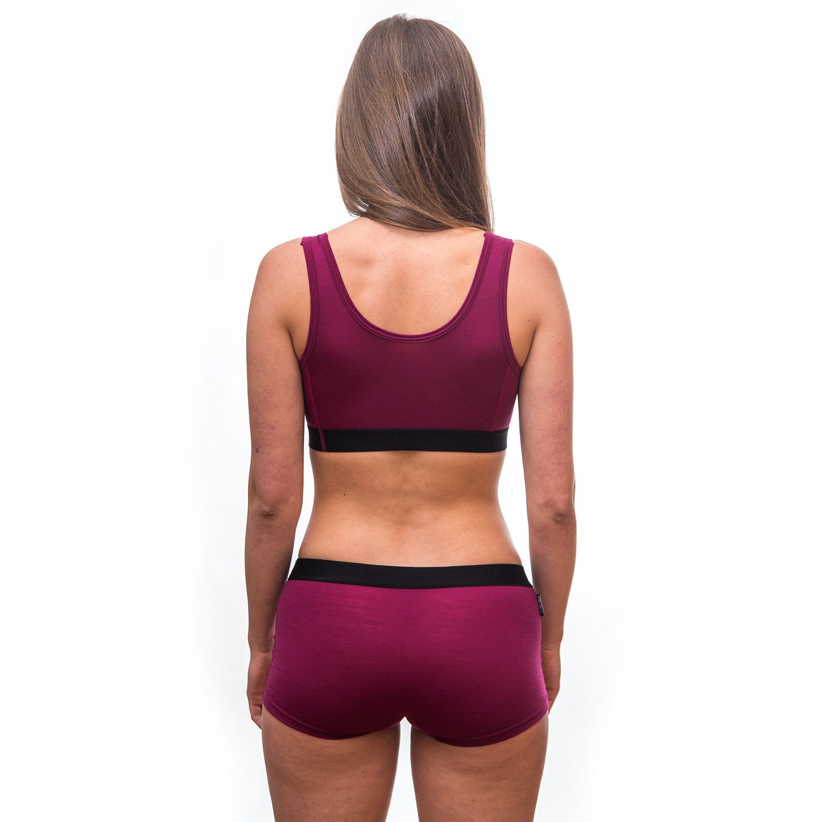 Funktions-bh för dam Sensor Merino Active rosa
