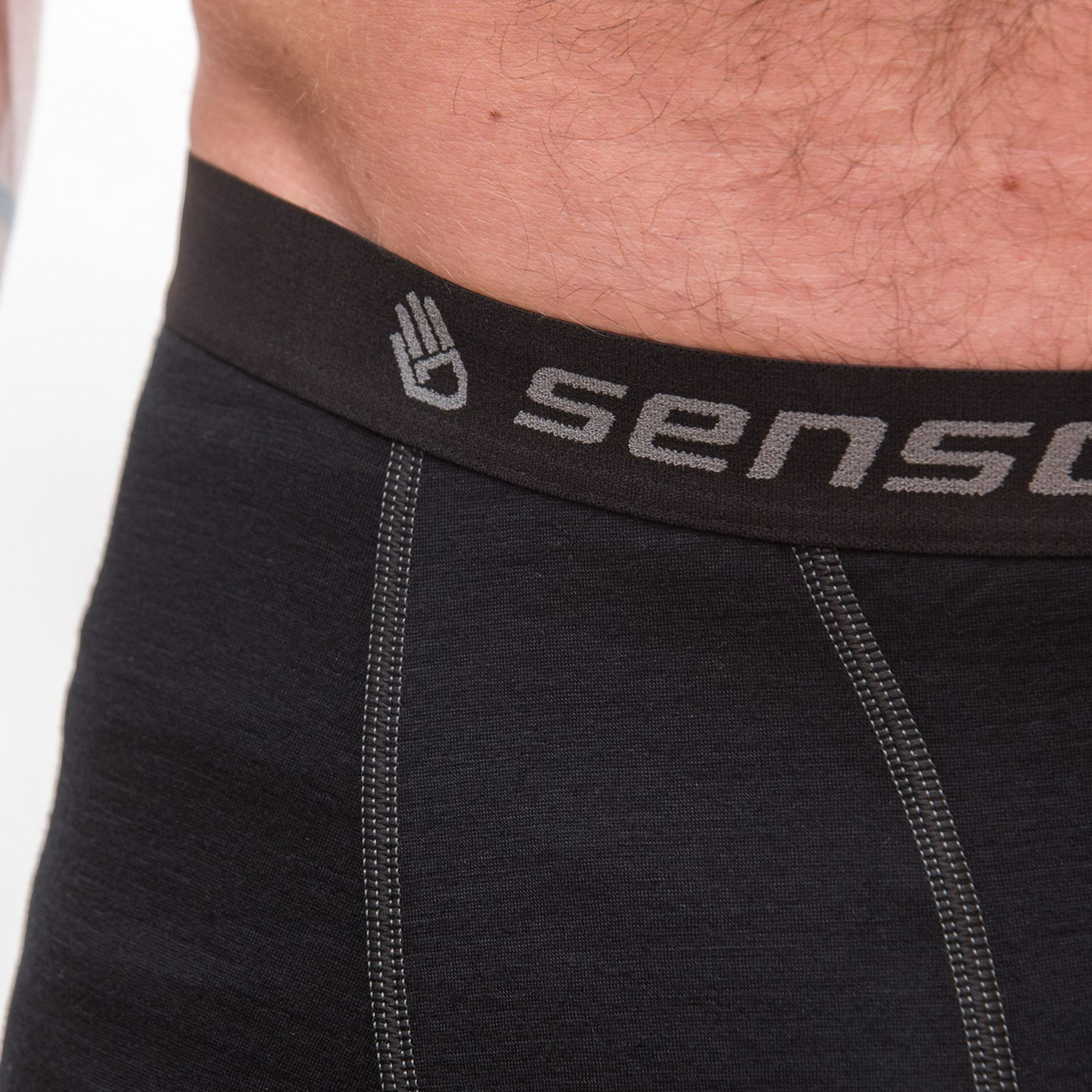 Funktionsboxershorts för herr Sensor Merino Active svart