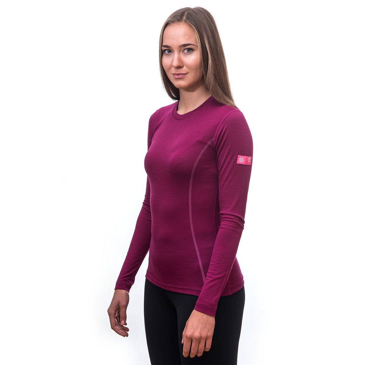 Damfunktionströja Sensor Merino Active rosa