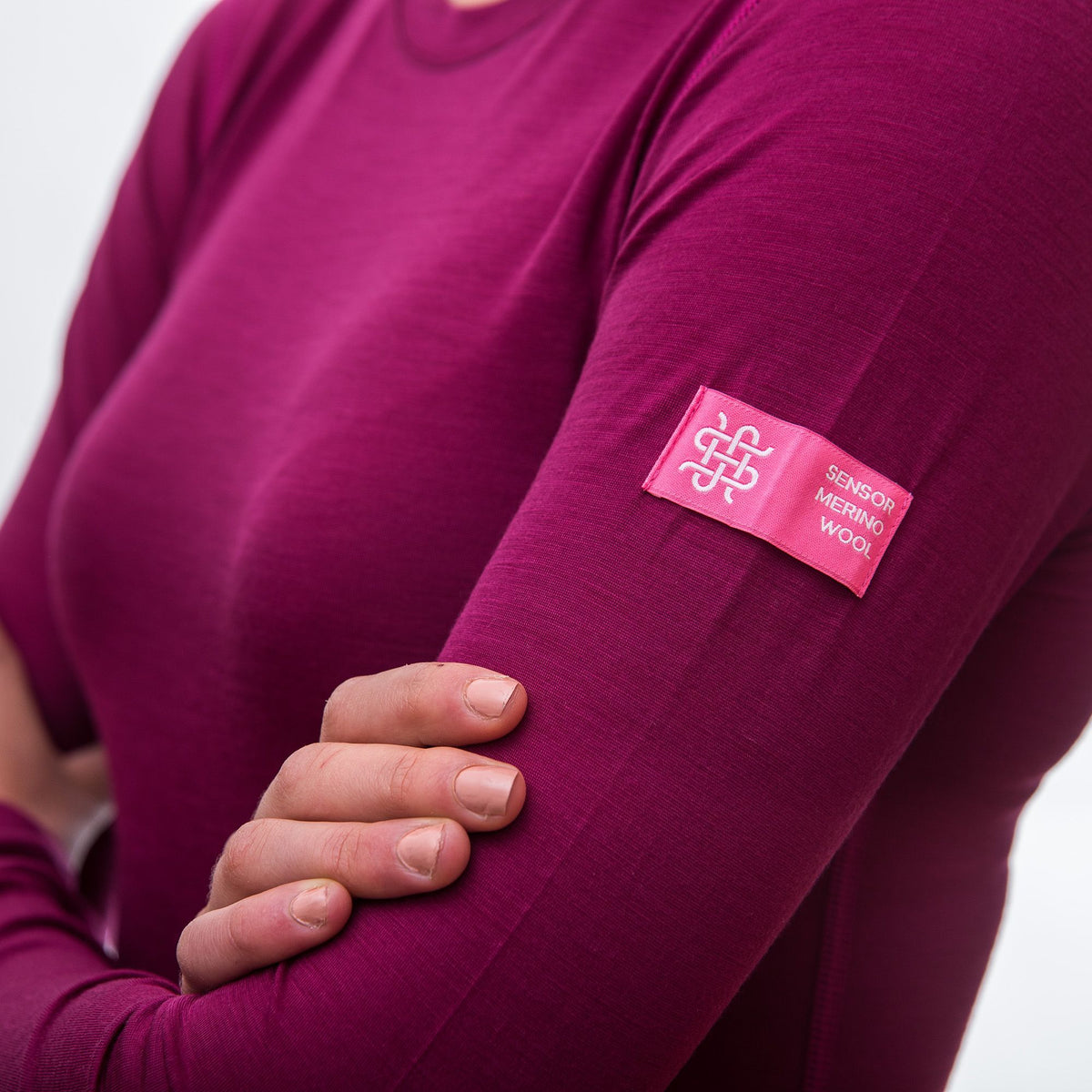 Damfunktionströja Sensor Merino Active rosa