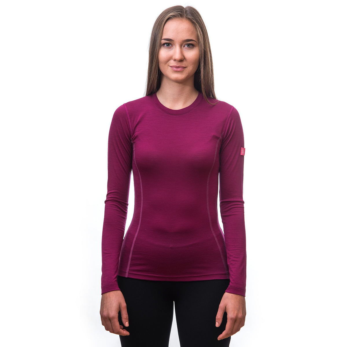 Damfunktionströja Sensor Merino Active rosa