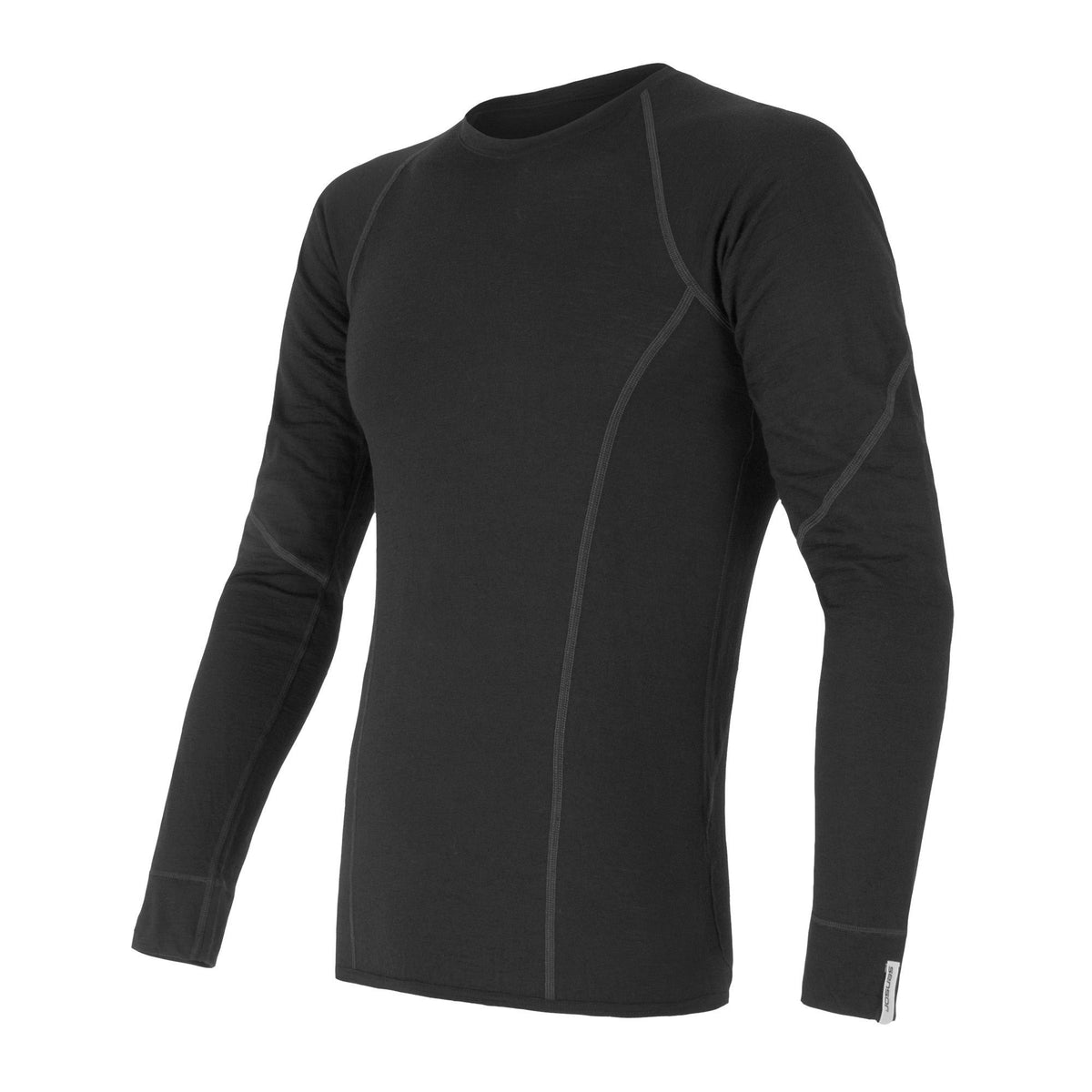 Herrfunktionströja Sensor Merino Active svart