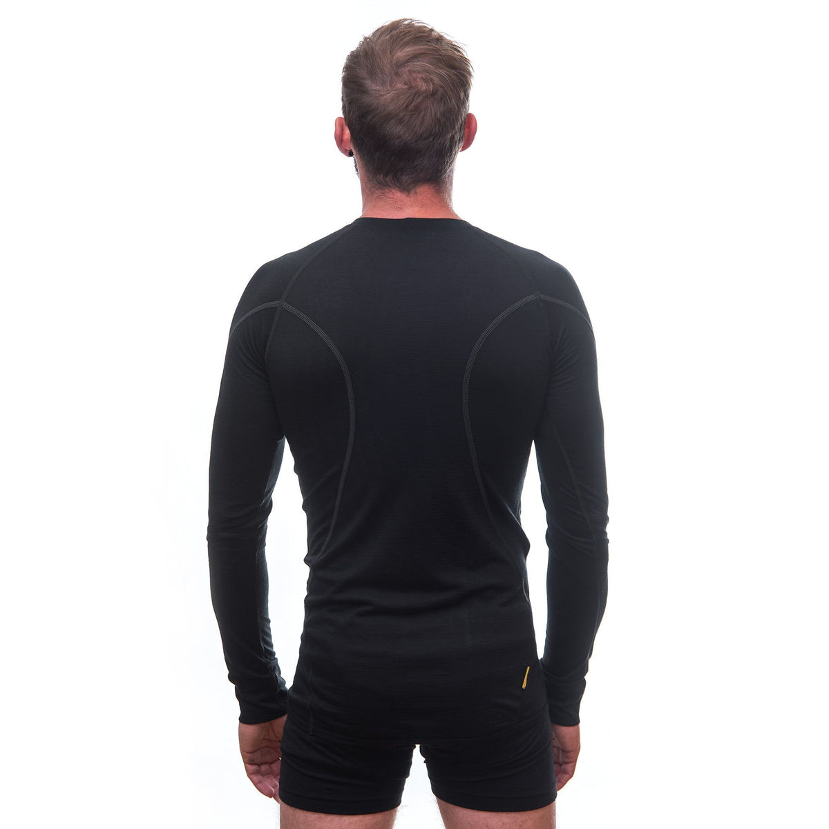 Herrfunktionströja Sensor Merino Active svart