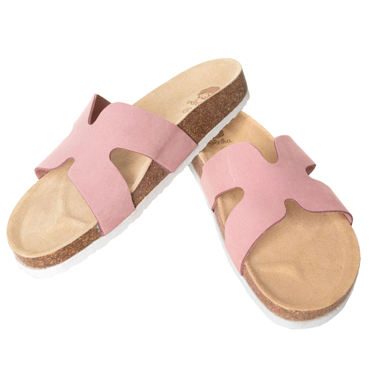 Anatomiska damkorkslip-in-tofflor Zora rosa