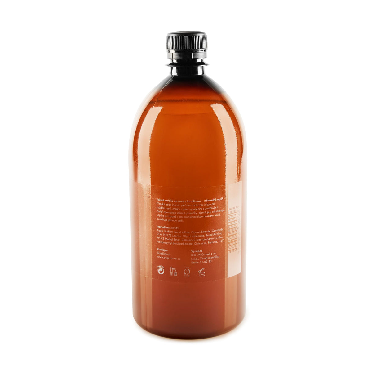 Flytande tvål med lanolin refill 1000 ml