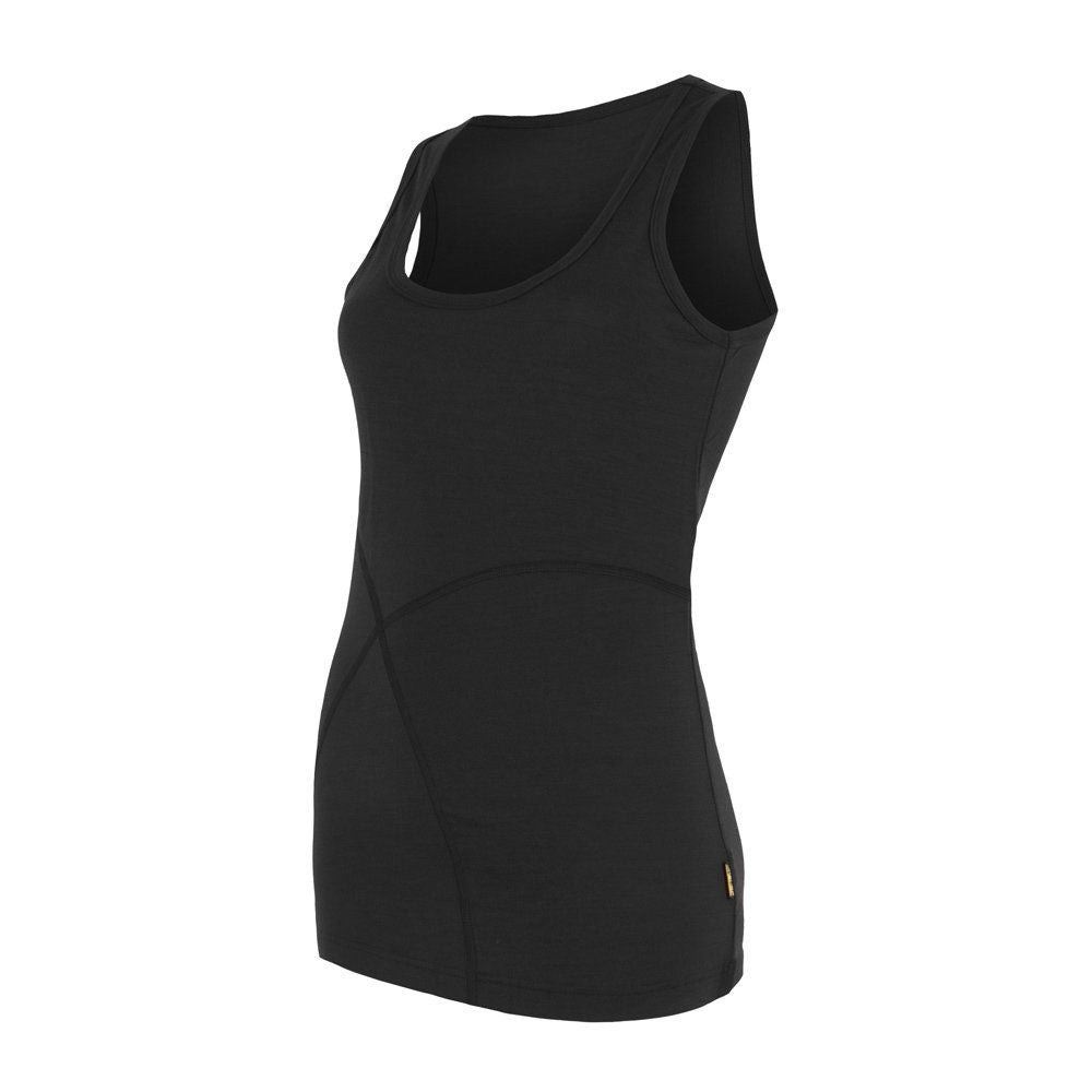 Damfunktionellt linne Sensor Merino Active svart