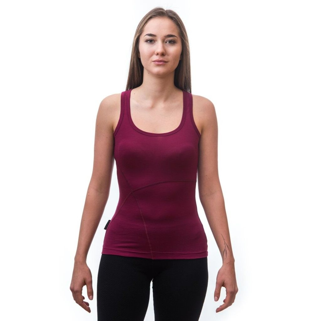 Funktionell damlinne Sensor Merino Active lila