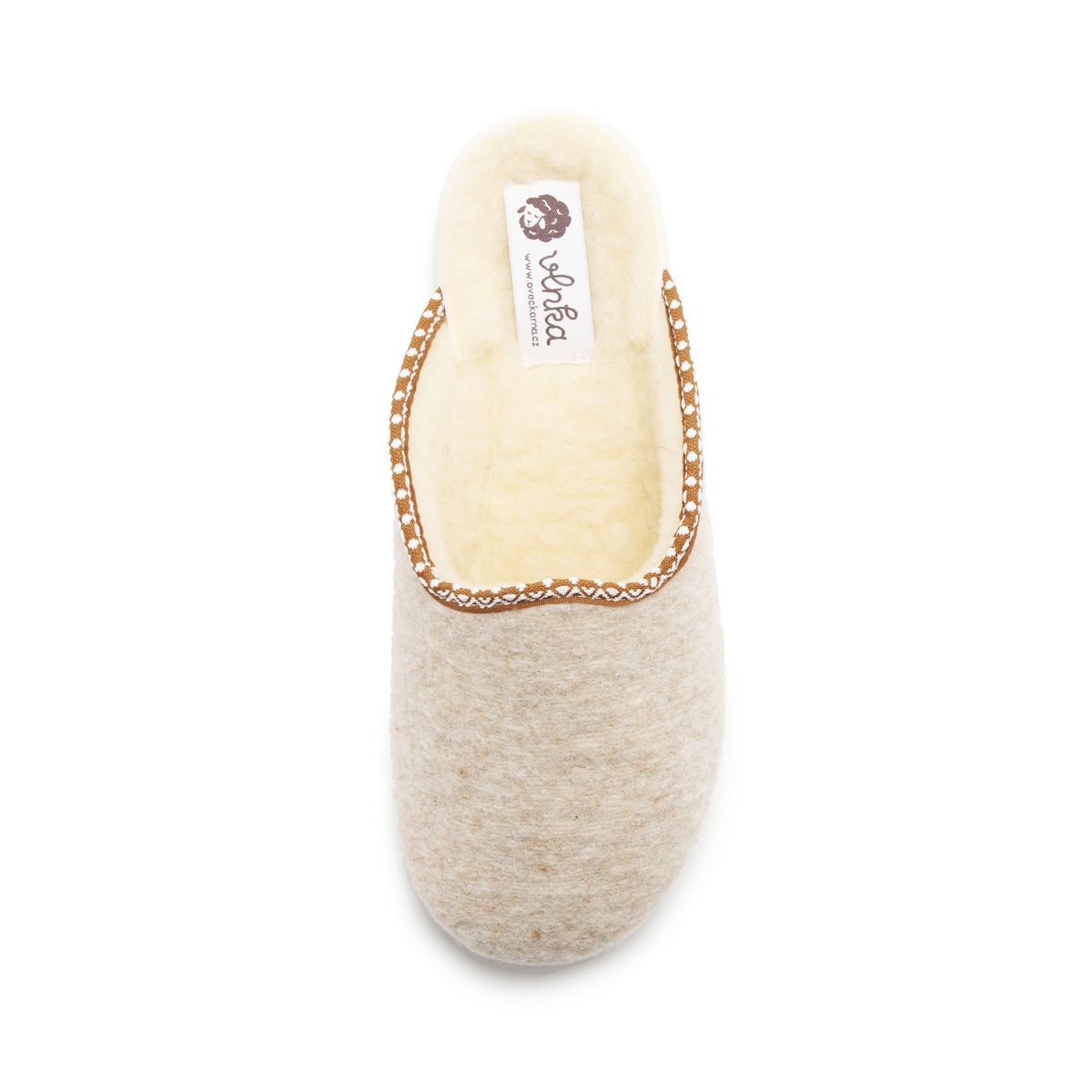 Damulltofflor beige