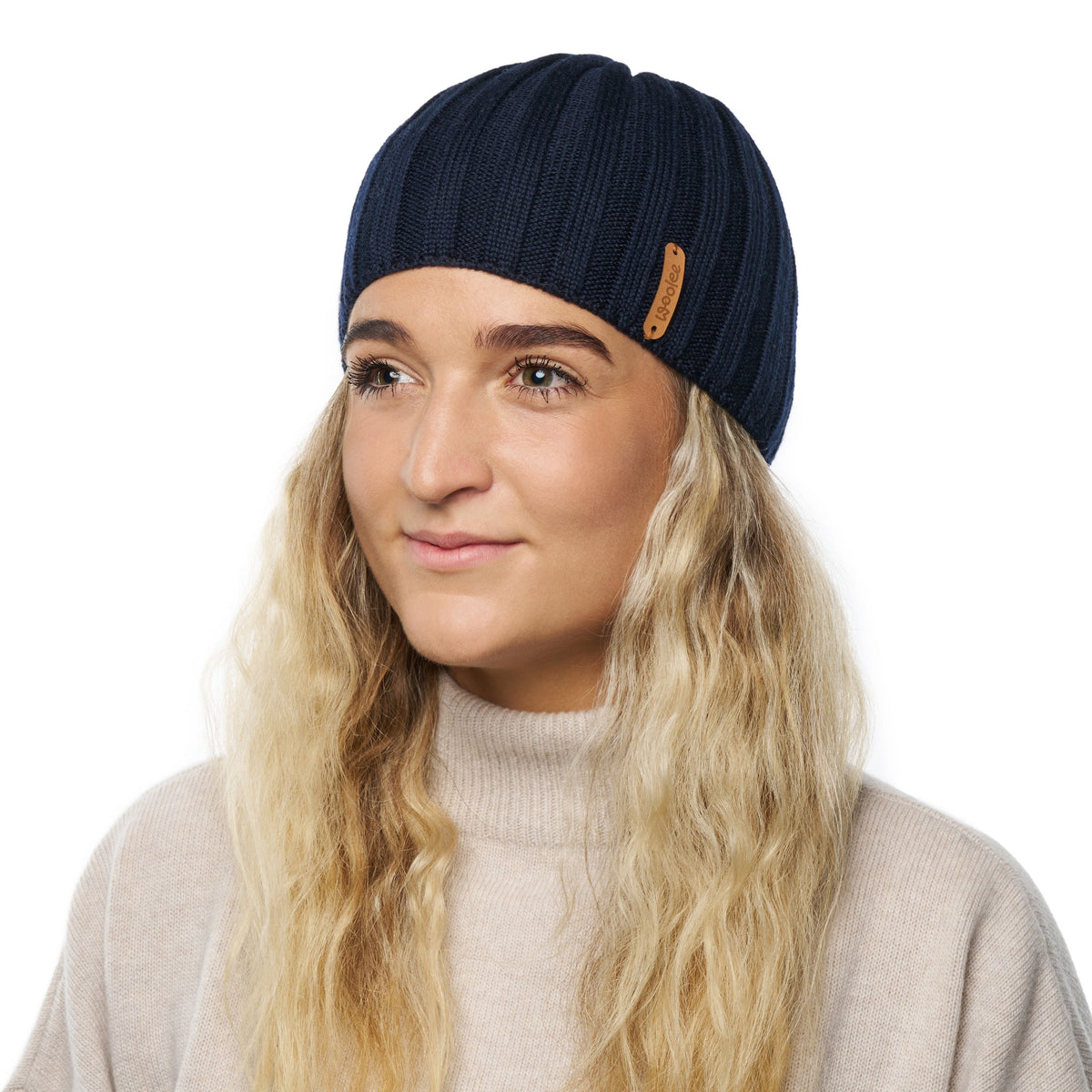 Ullmössa Woolee V34 mörkblå