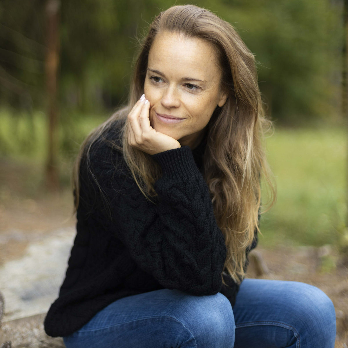 Ulltröja Woolee S08 svart