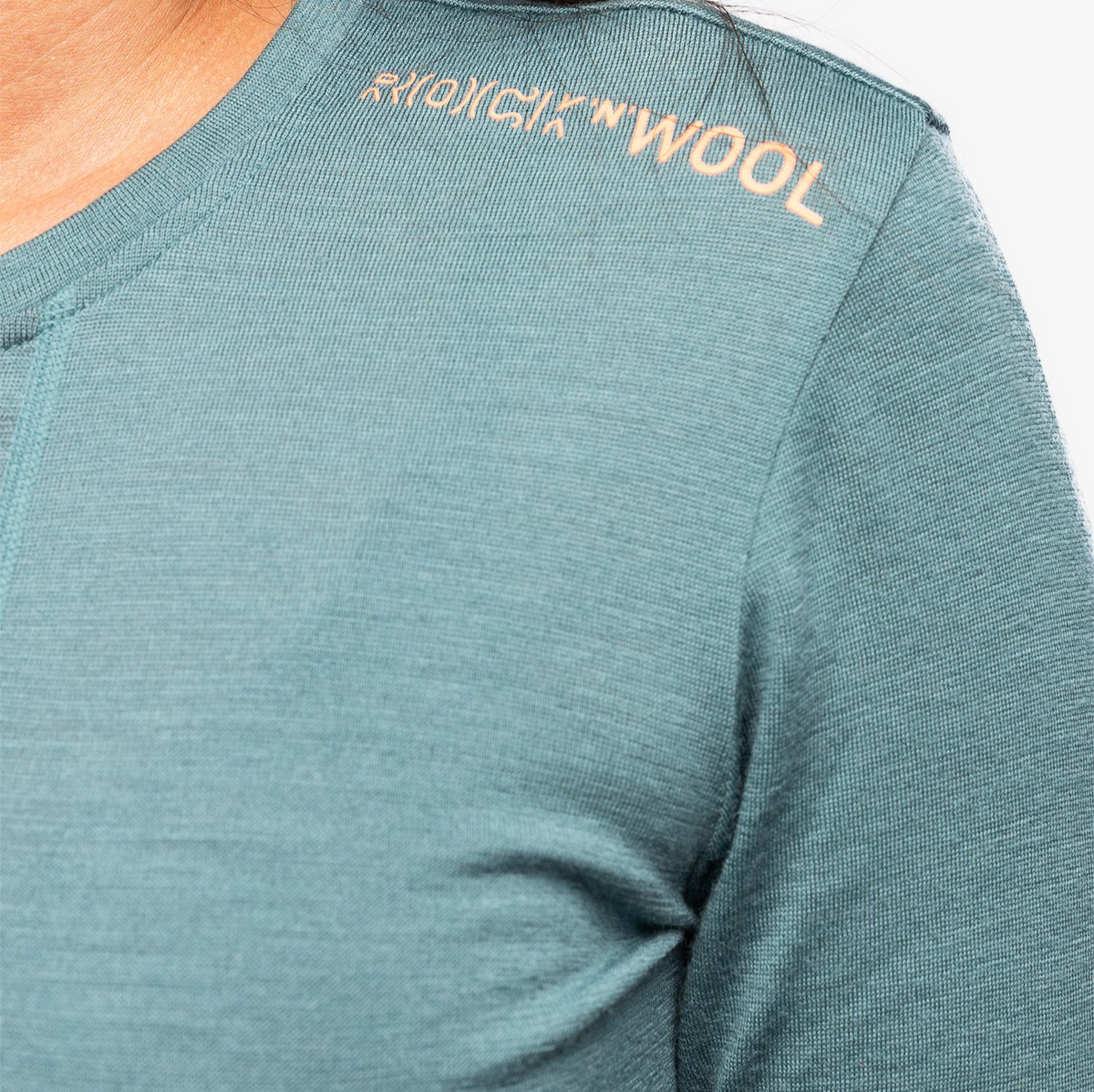 Dam merinoull t-shirt 185 Rock'n'Wool Long Sleeve Ortovox arktisk grå