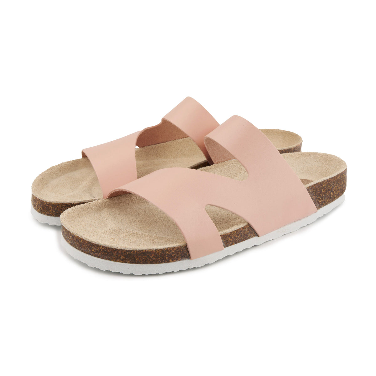 Dam anatomiska korkslip-in-tofflor Lola rosa