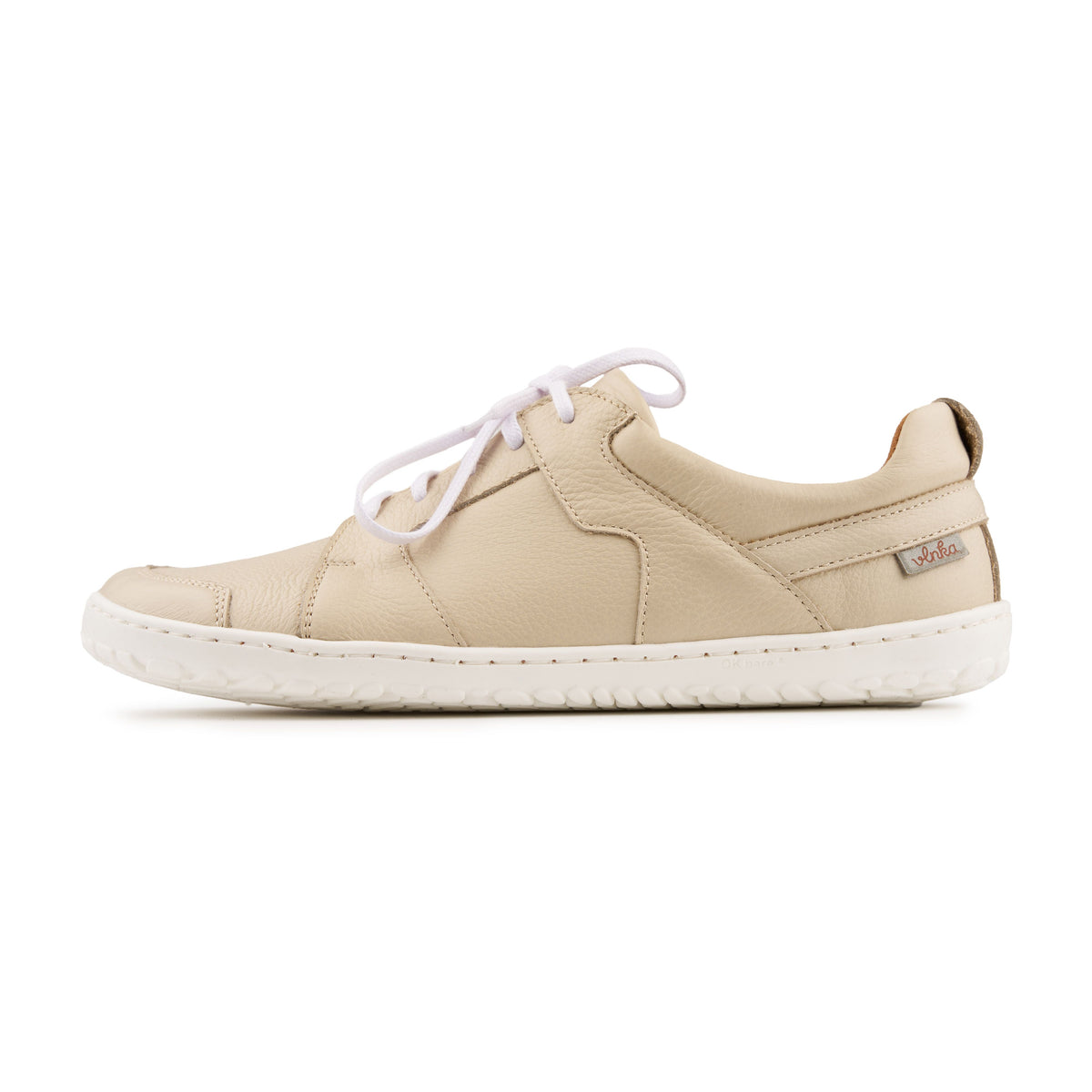 Barefoot lädersneakers Sasa beige