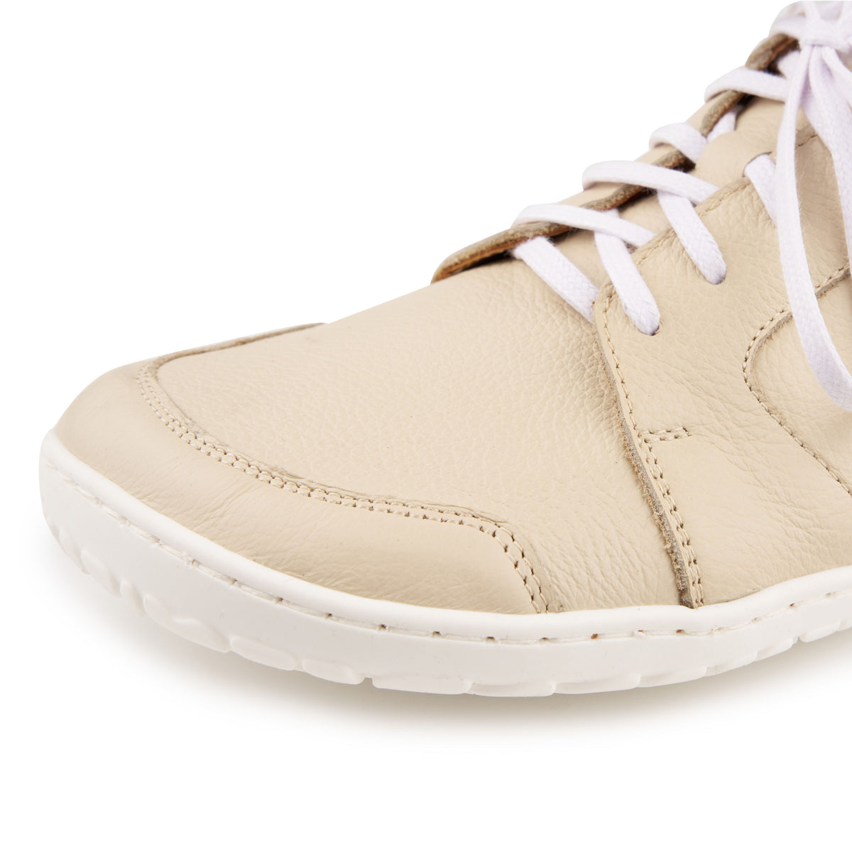 Barefoot lädersneakers Sasa beige