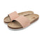 Dam kork anatomiska slip-in-tofflor Trepky rosa