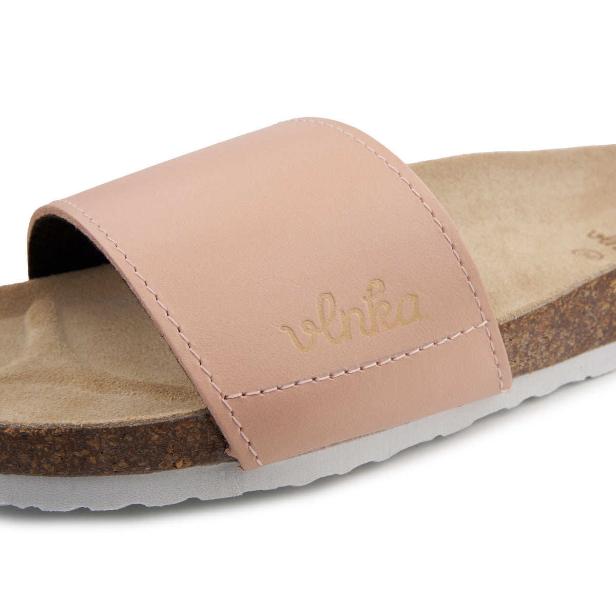 Dam kork anatomiska slip-in-tofflor Trepky rosa