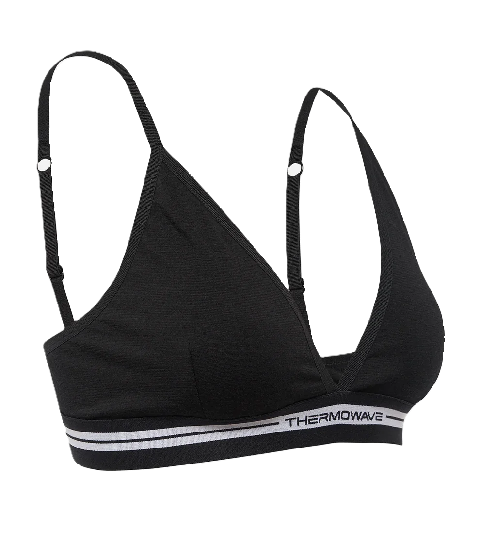 Funktions-bh för dam MERINO LIFE Thermowave svart